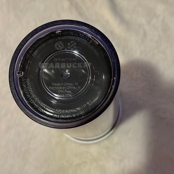 Starbucks 2018 Rose Gold Ombre Sequin Venti Cold Cup Tumbler 24oz - Picture 6 of 6